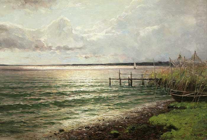 Stimmungsvolle Seelandschaft, Walter Moras